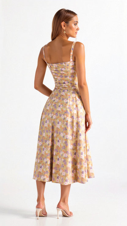 Brooklyn | Women Figure-flattering style Midi Dress