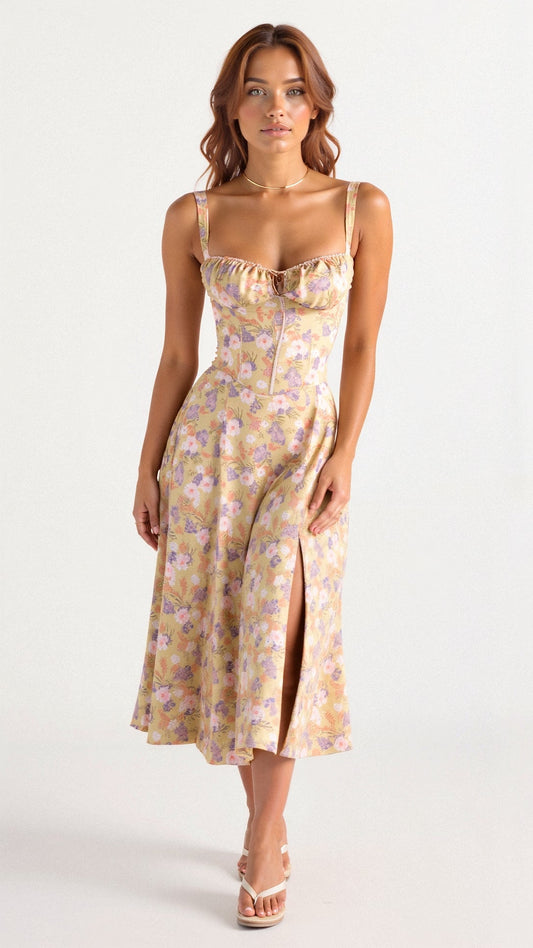 Brooklyn | Women Figure-flattering style Midi Dress