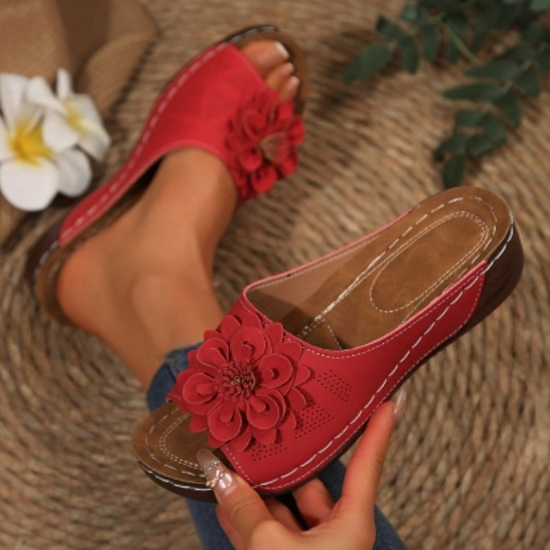 Elora | Sandalias Ortopédicas con Flores