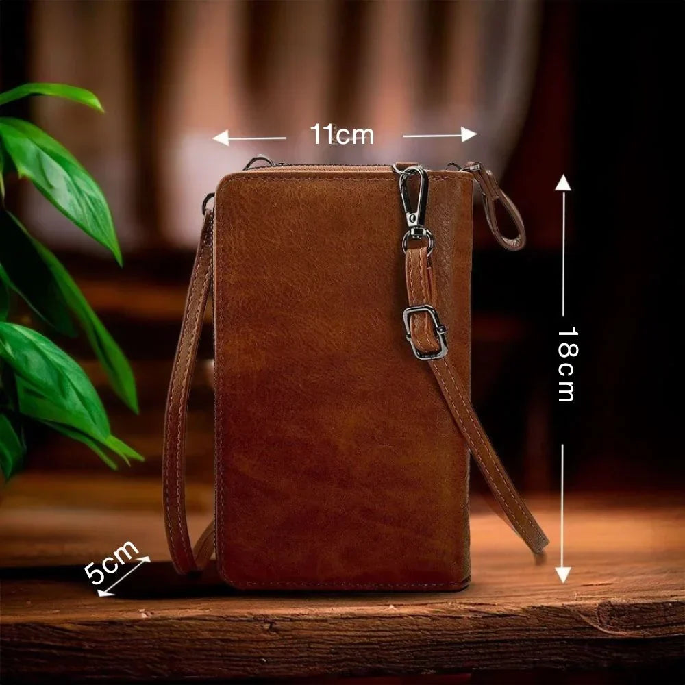 Clara - Elegante bolsa de mano de piel