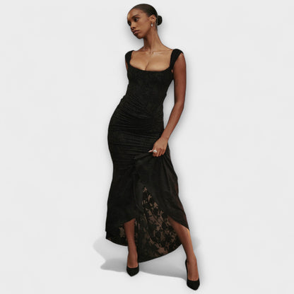 Renske - Chic Corset Long Dress for Events