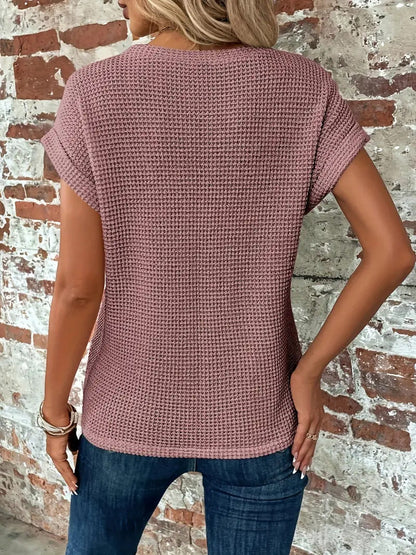 Harlow | Textured Twist Front Top