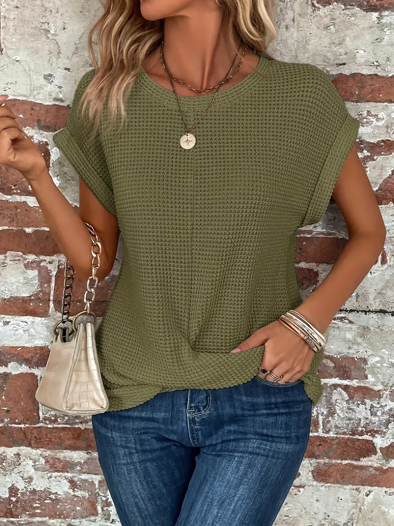 Harlow | Textured Twist Front Top