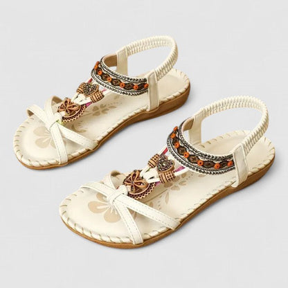 Michelle | Womens Strappy Flat Open Toe Sandals