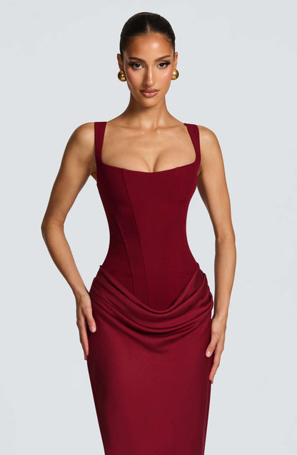 Blair | Women's Sleeveless Bodycon Maxi Wedding Guest Dress