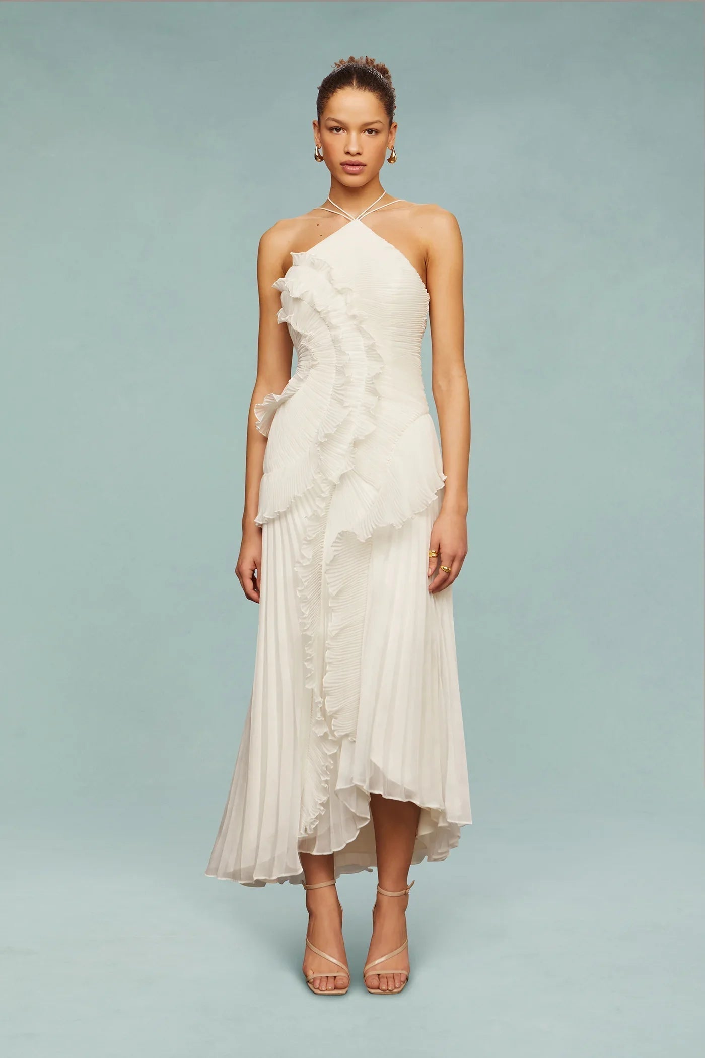 Ava | Women's One Shoulder Maxi Wedding Guest Dress